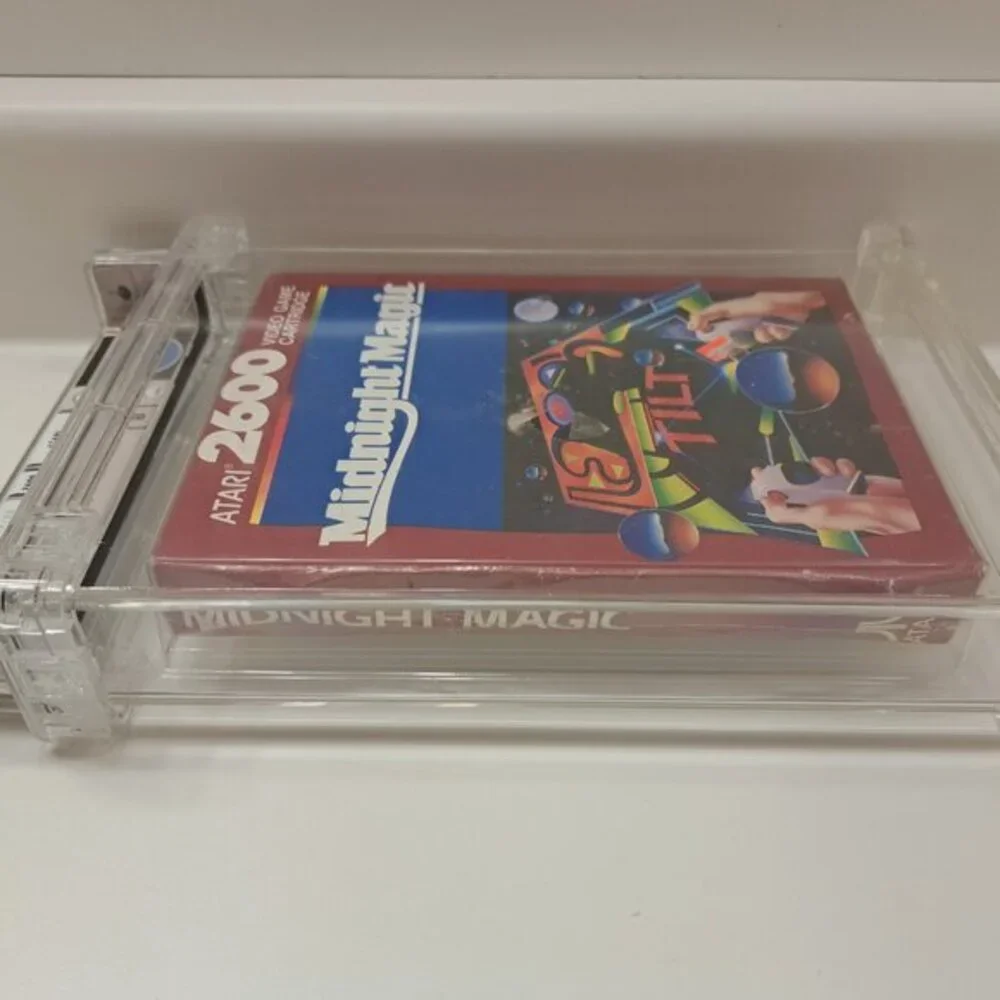 New Midnight Magic Atari 2600 Sealed Video Game Wata Graded 4.5 Seal! 1986